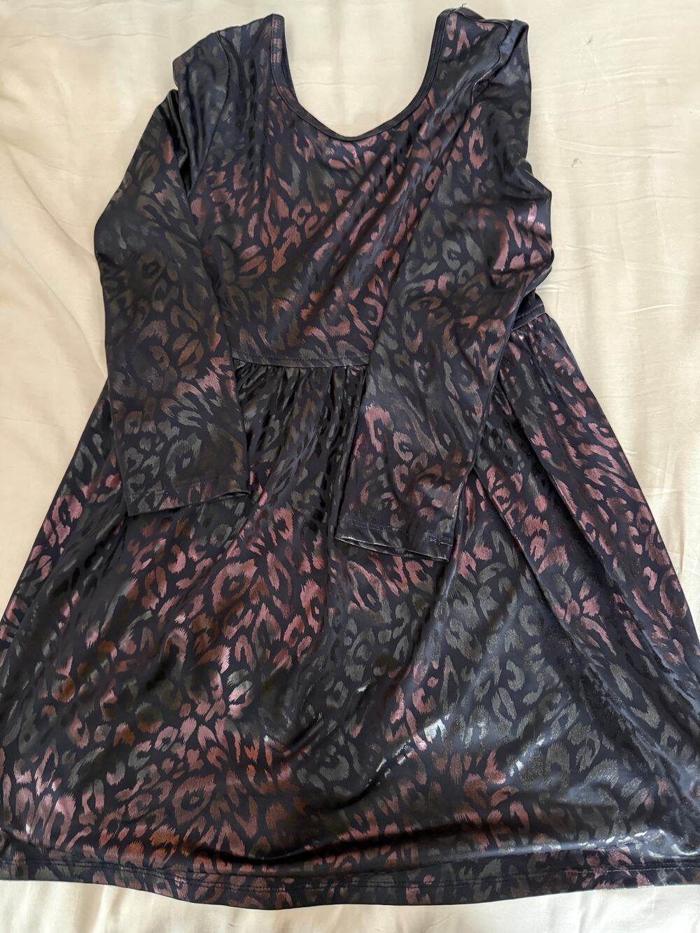 Pink chicken black dress size 8